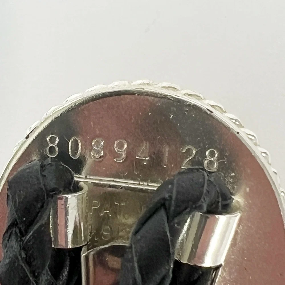 Montana Silversmiths Texas Lone Star Bolo Tie Black Leather 80894128 - Picture 5 of 5